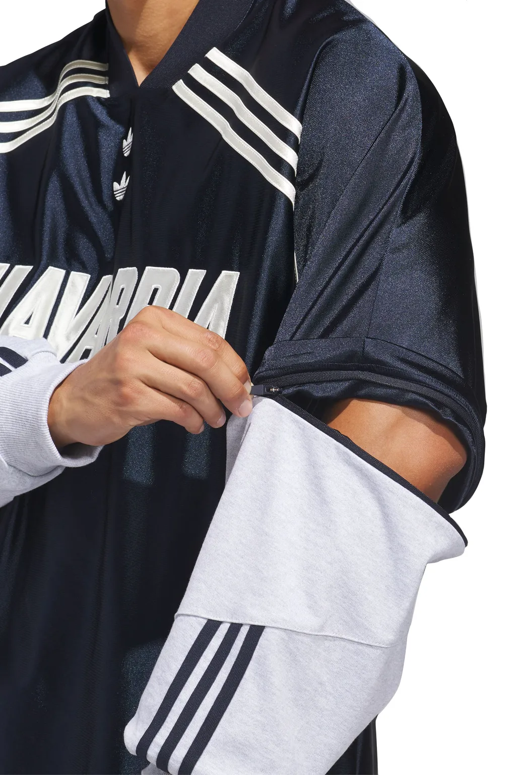 Dazzle Jersey / Light Gry Heather/Legend Ink