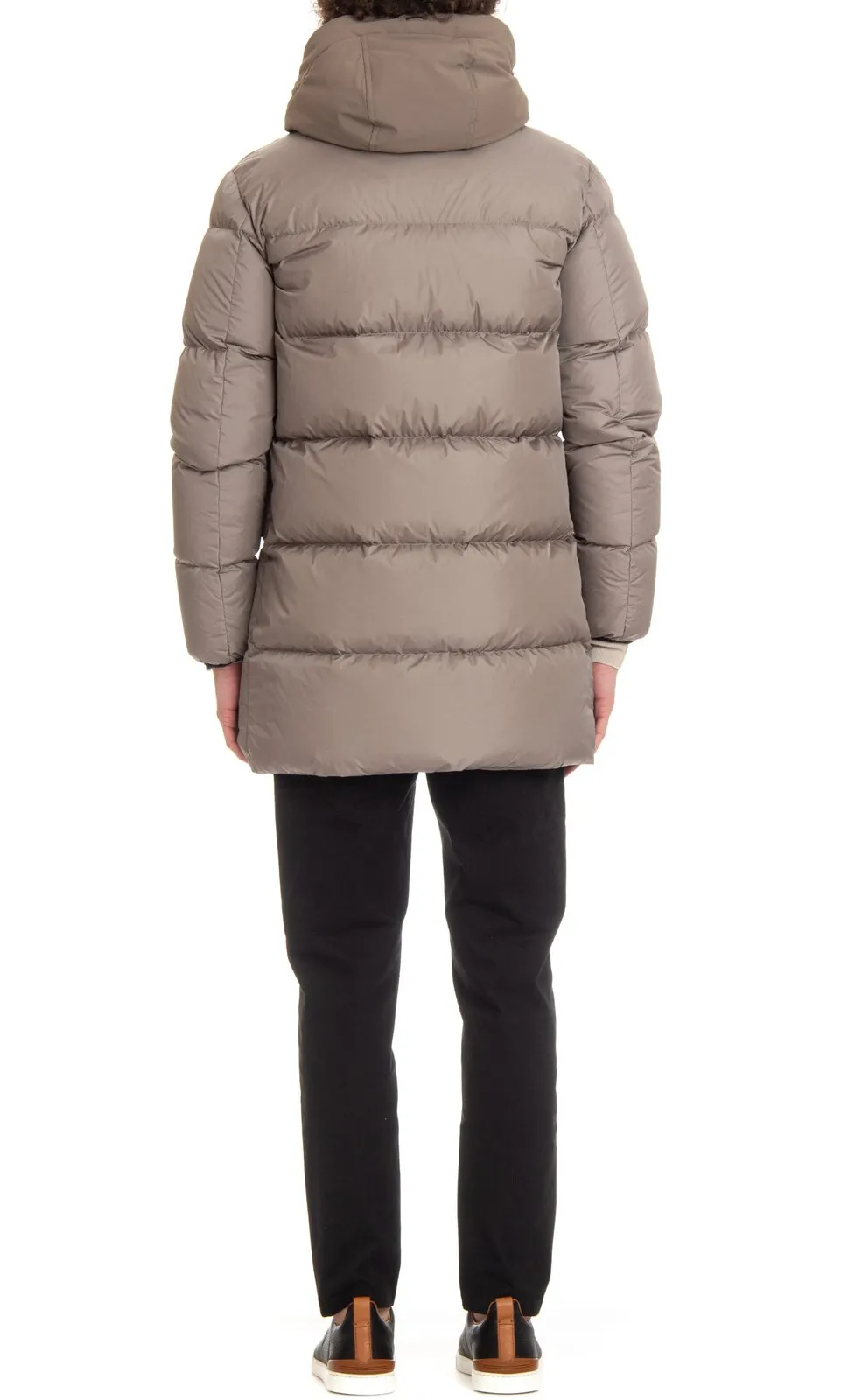 Herno Zip-Up Drawstring Quilted Padded Jacket