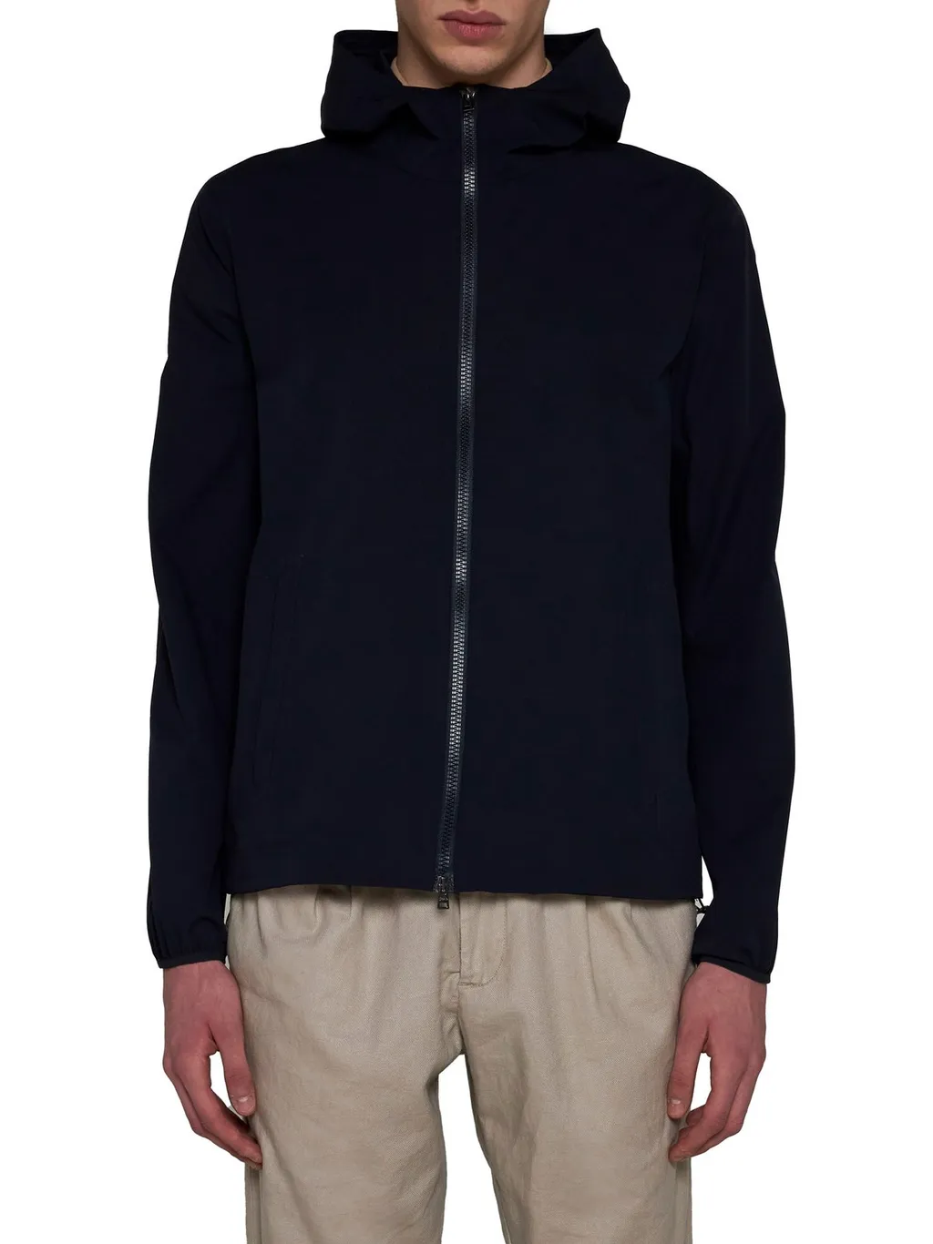 Herno Zip-Up Hooded Jacket