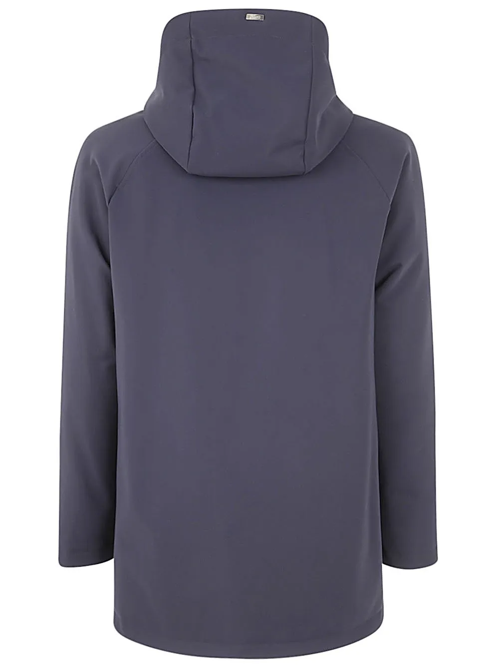 Herno Logo Plaque Hooded Jacket