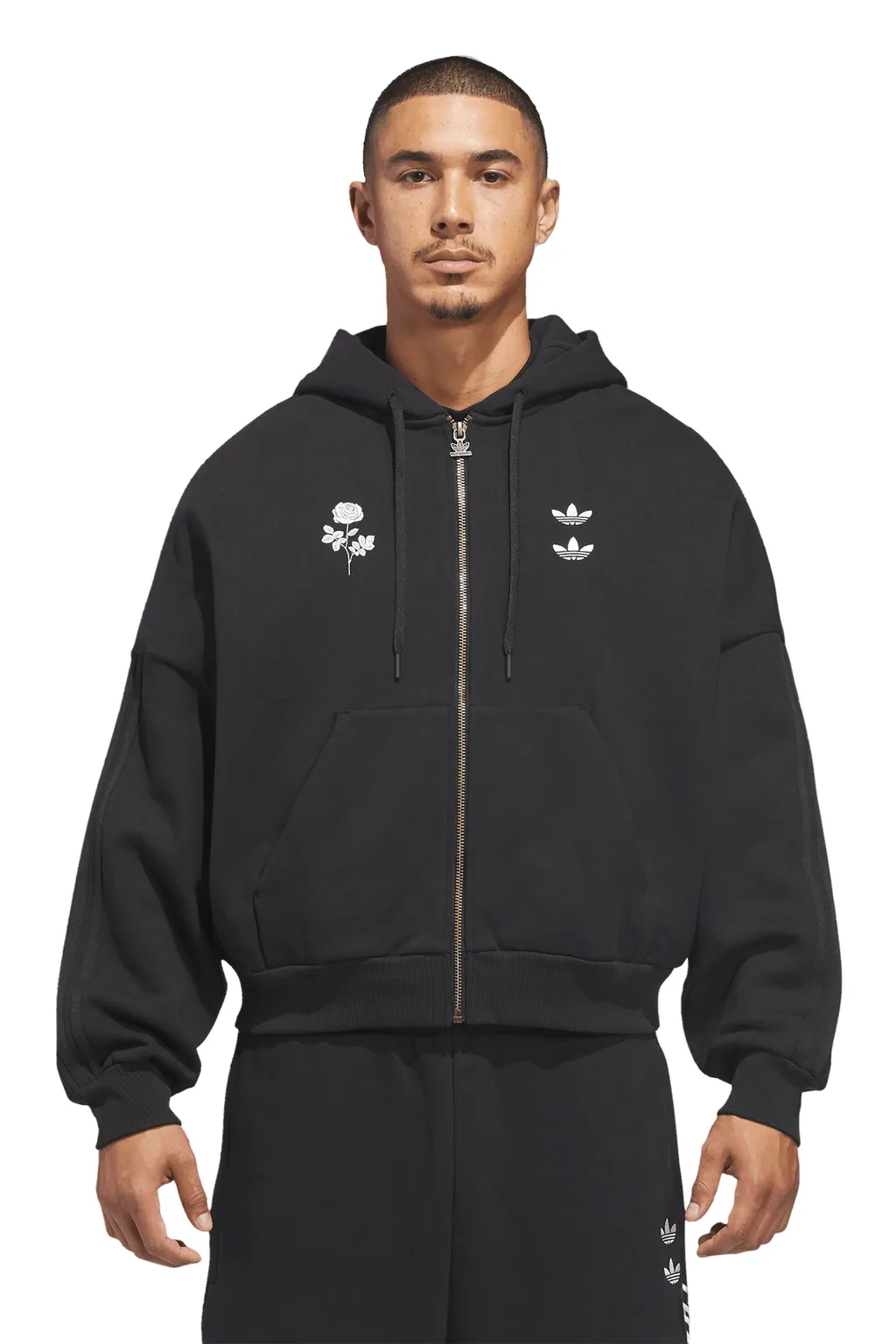 Heavy Weight Zip Hoody / Blk
