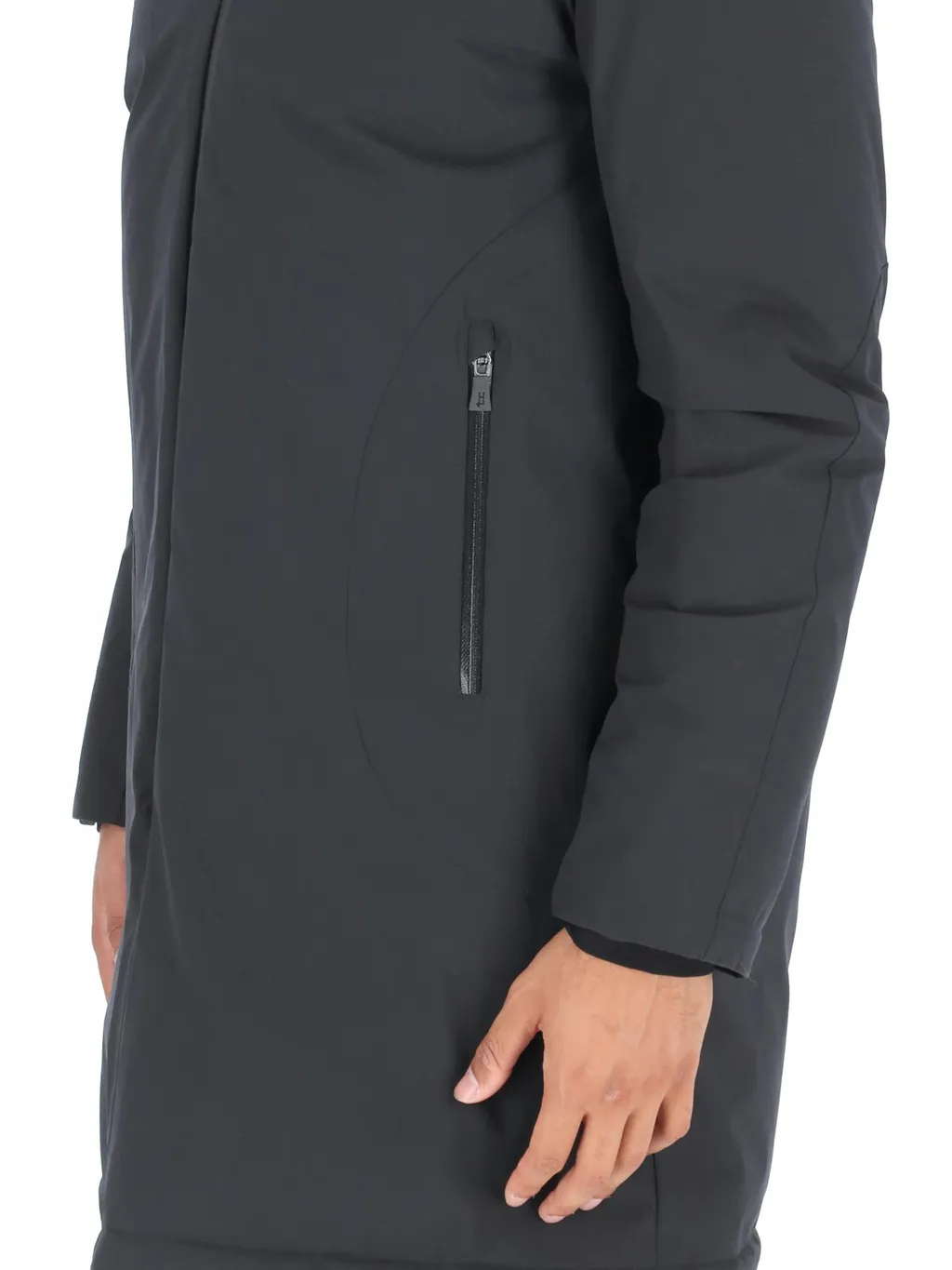 Herno Straight Hem Long-Sleeved Carcoat