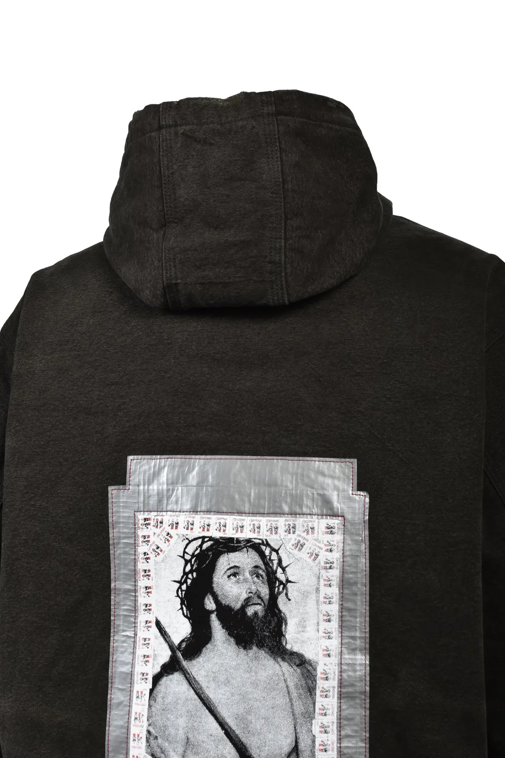 War Started Hooded Work Jacket / Crust Blk