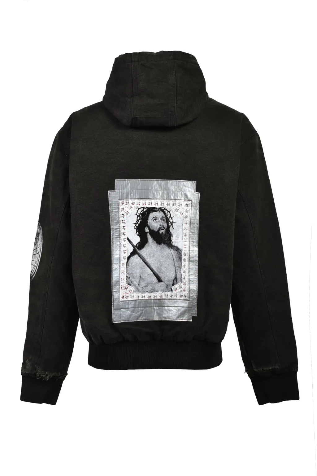 War Started Hooded Work Jacket / Crust Blk
