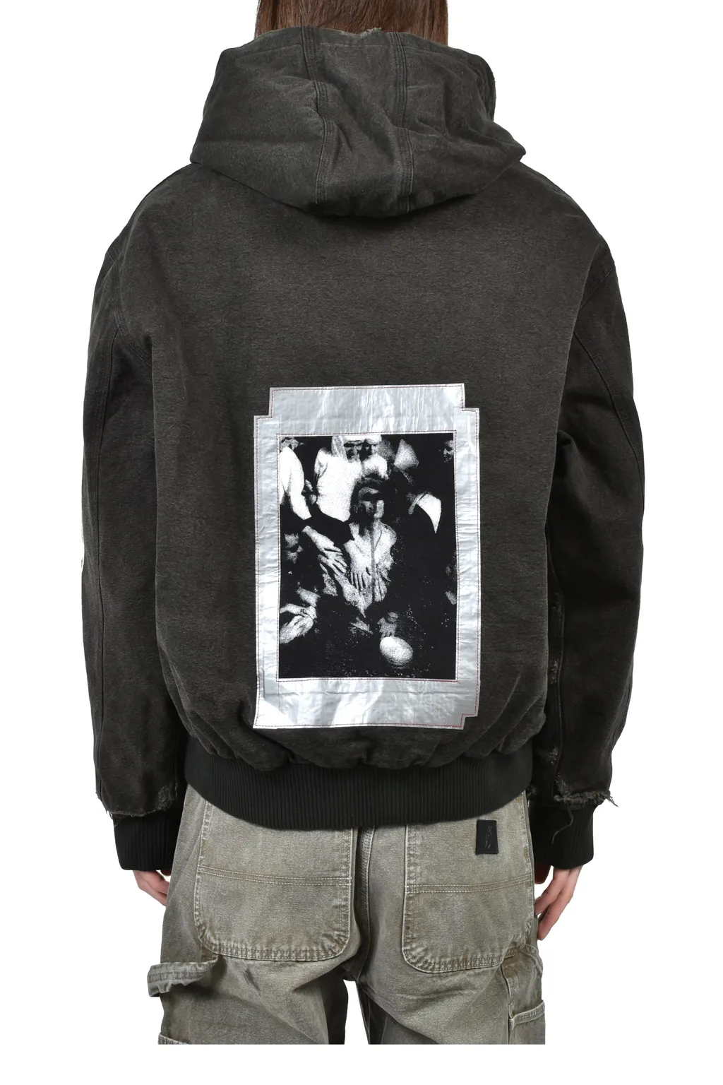 War Started Hooded Work Jacket / Blk