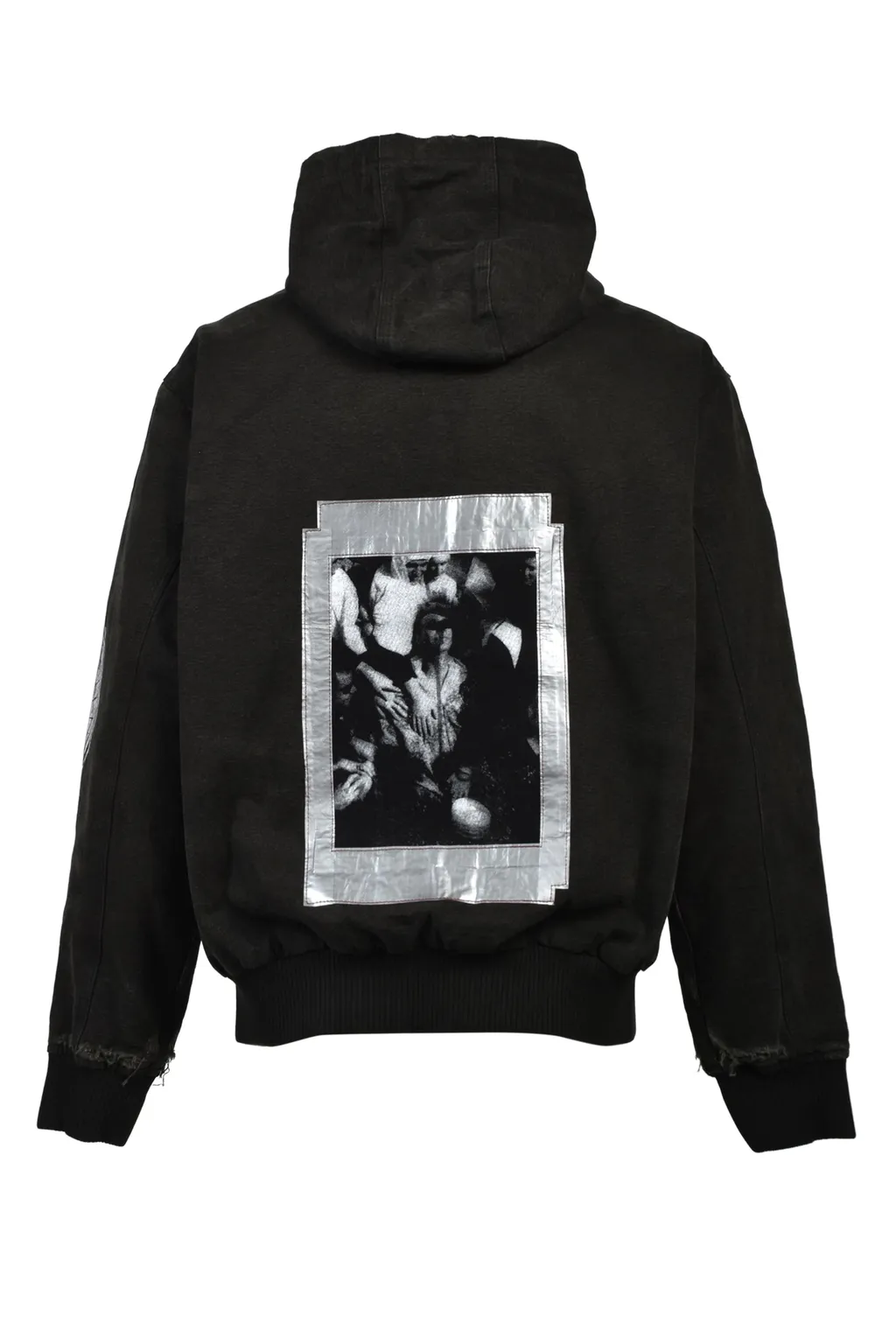 War Started Hooded Work Jacket / Blk