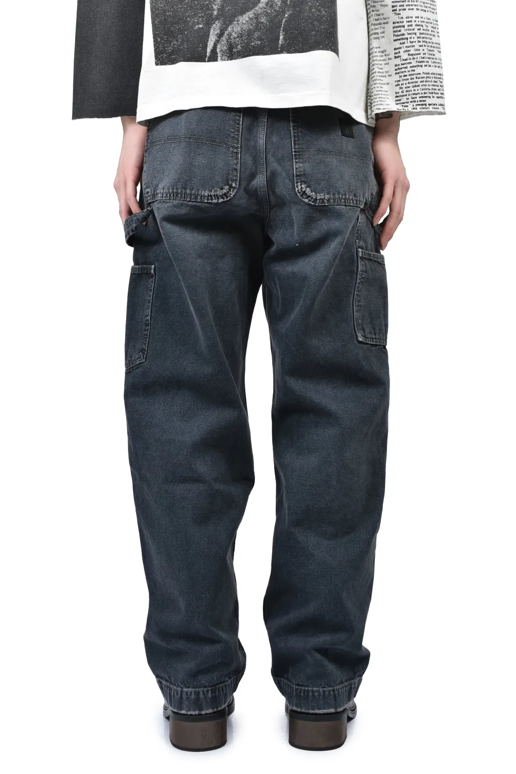 Paint Pants / Washed Blk