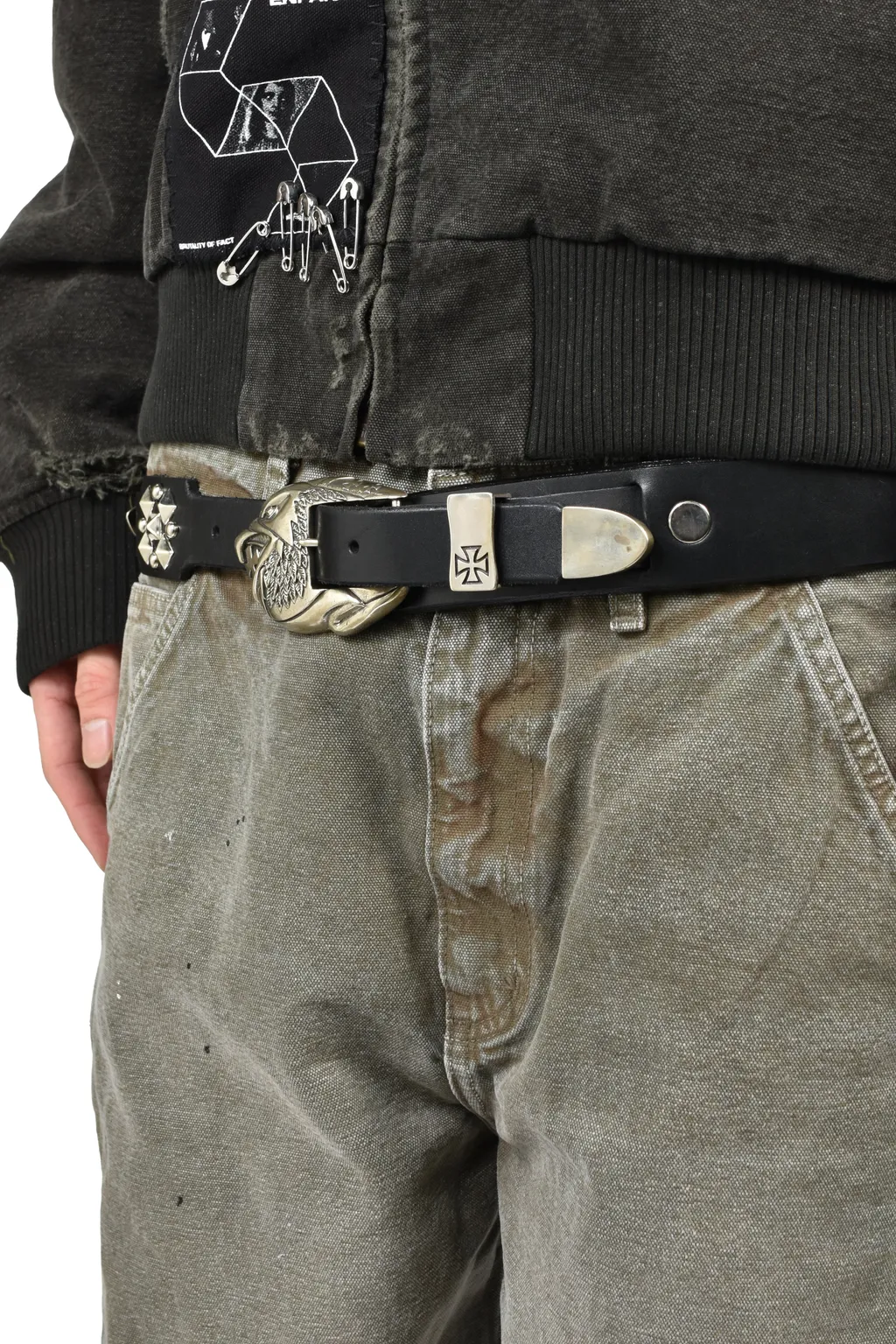 Double Eagle Buckle Belt Texas Serenade / Blk
