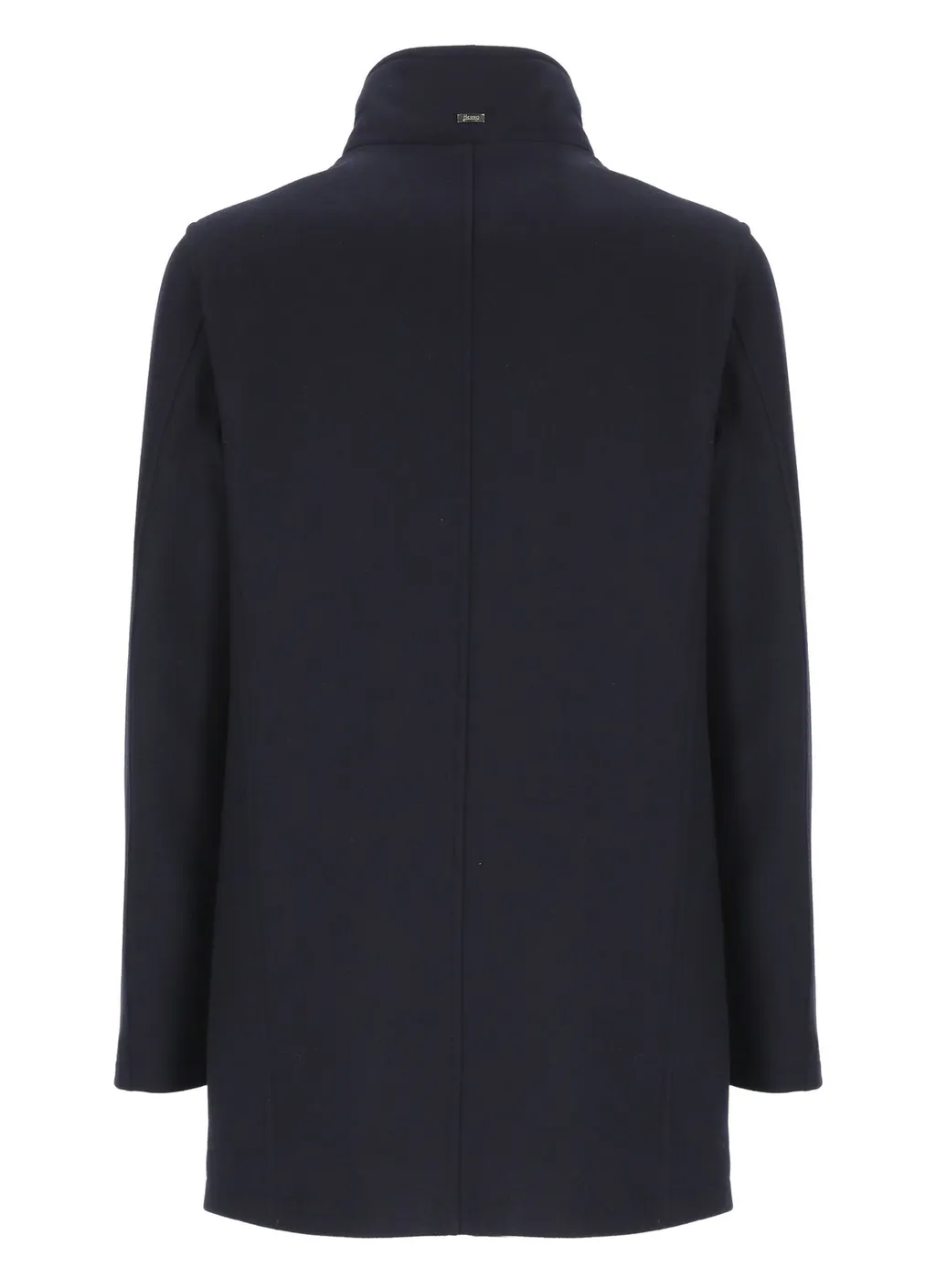 Herno Logo Plaque High-Neck Coat