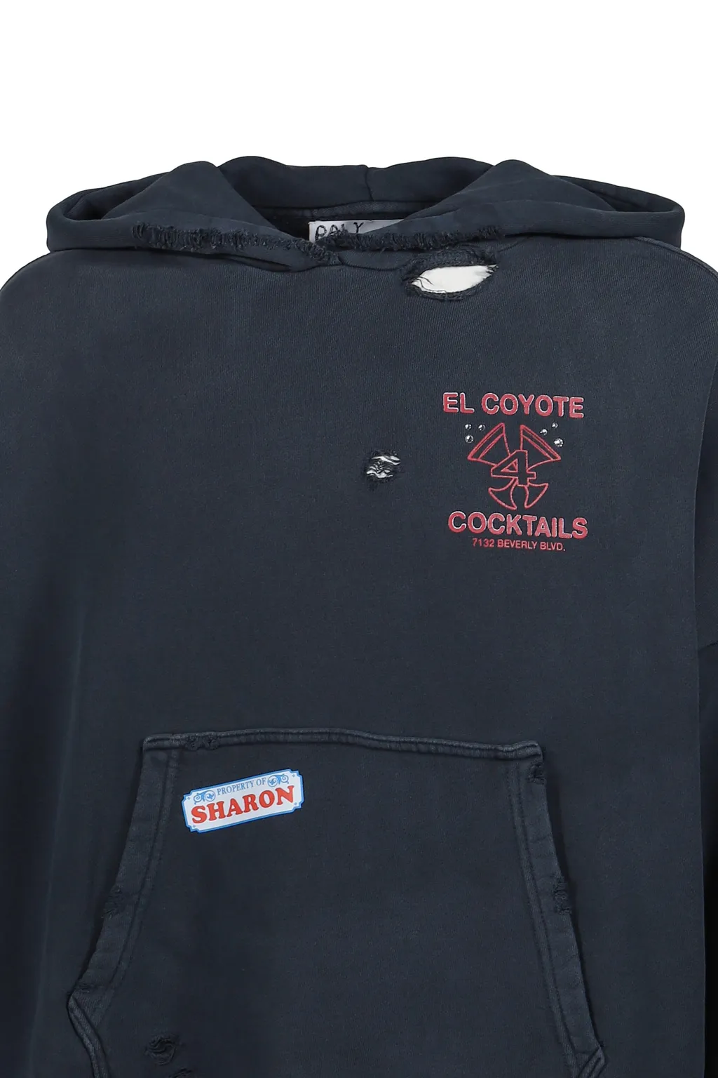 Valley Of Dolls Hooded Sweatshirt / Vtg Blk