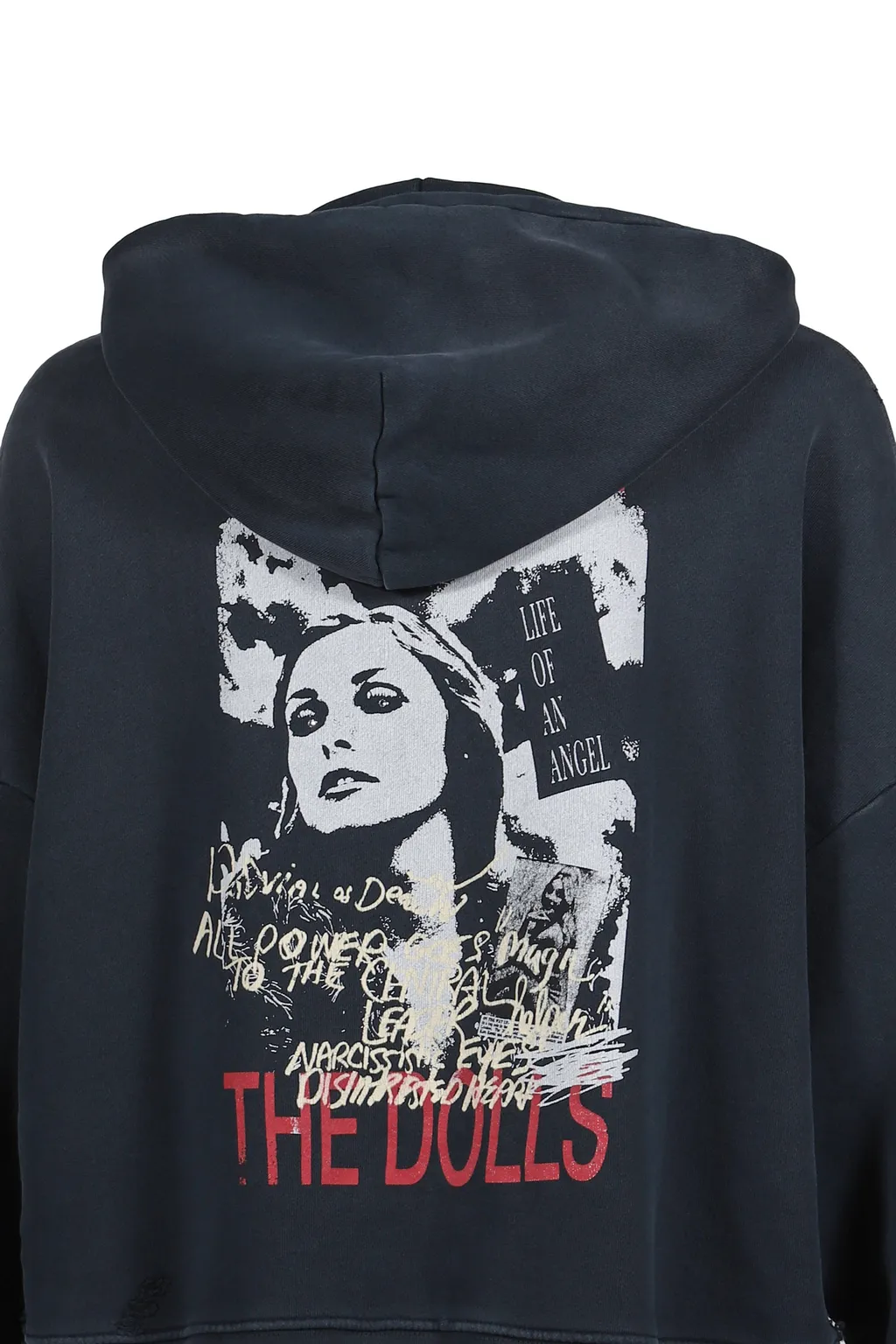 Valley Of Dolls Hooded Sweatshirt / Vtg Blk
