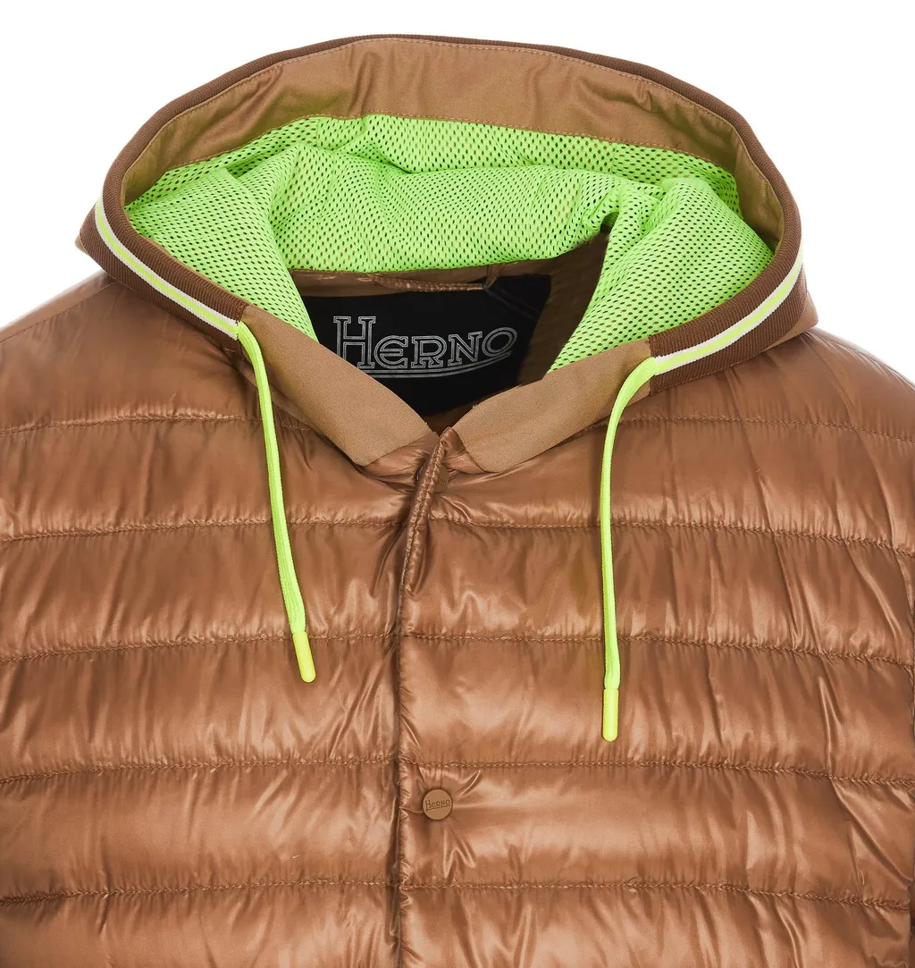 Herno Drawstring Hooded Padded Jacket