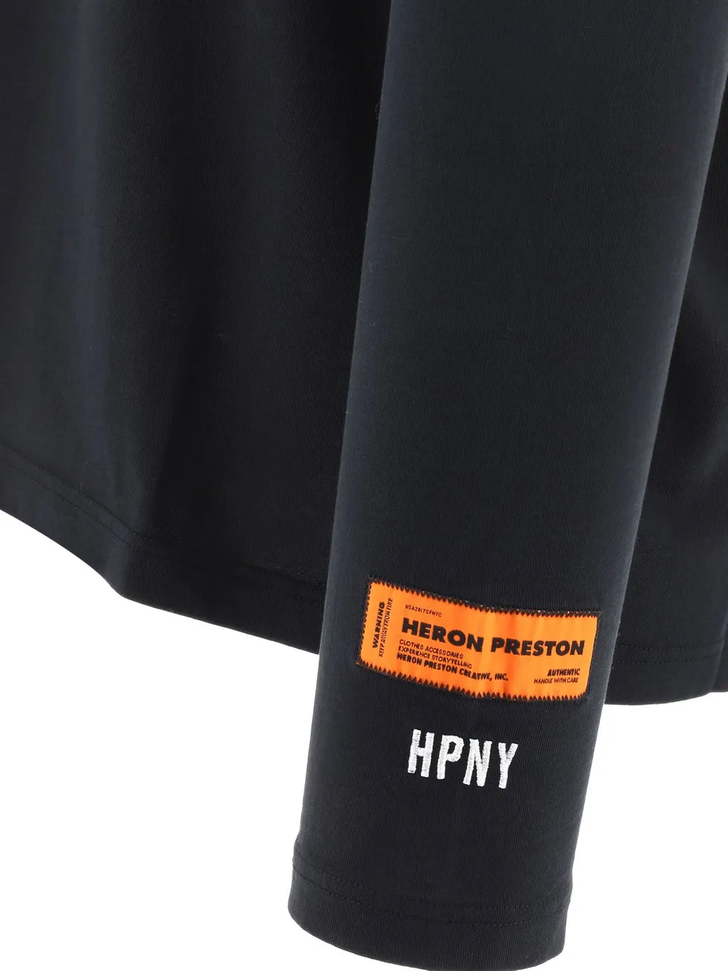 Heron Preston Logo Embroidered Long-Sleeved T-Shirt