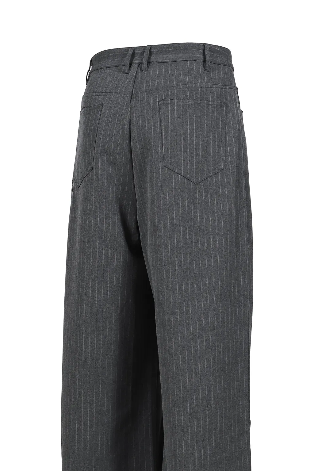 Gothic Pinstripe Goliath Trousers / Gry
