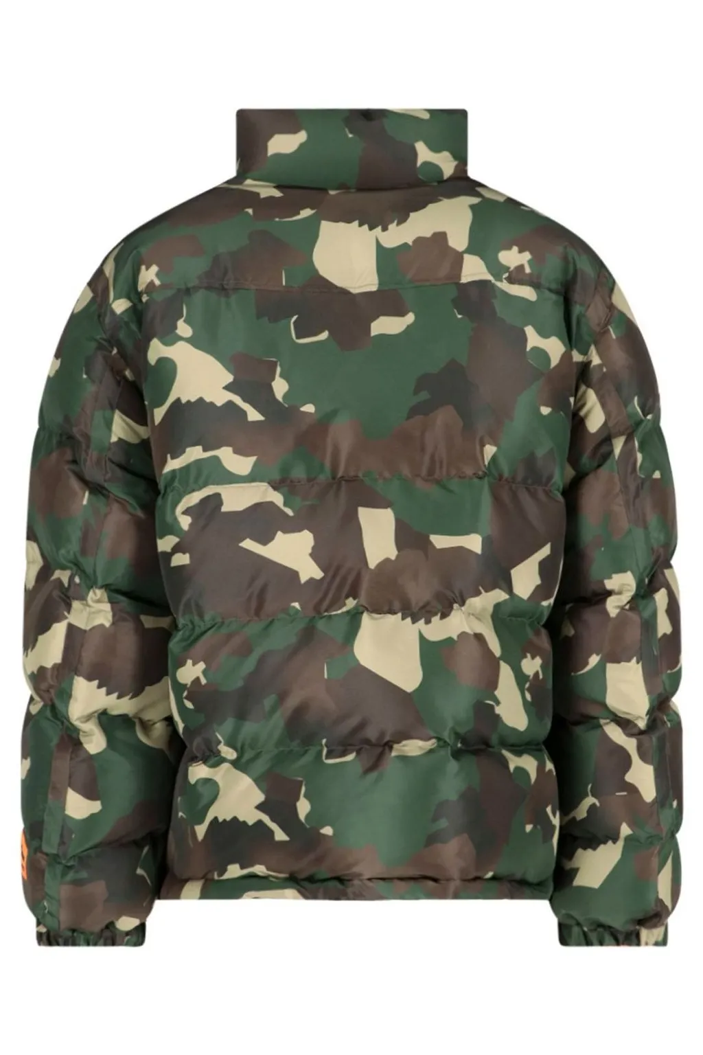 Heron Preston Camouflage Printed High-Neck Padded Jacket