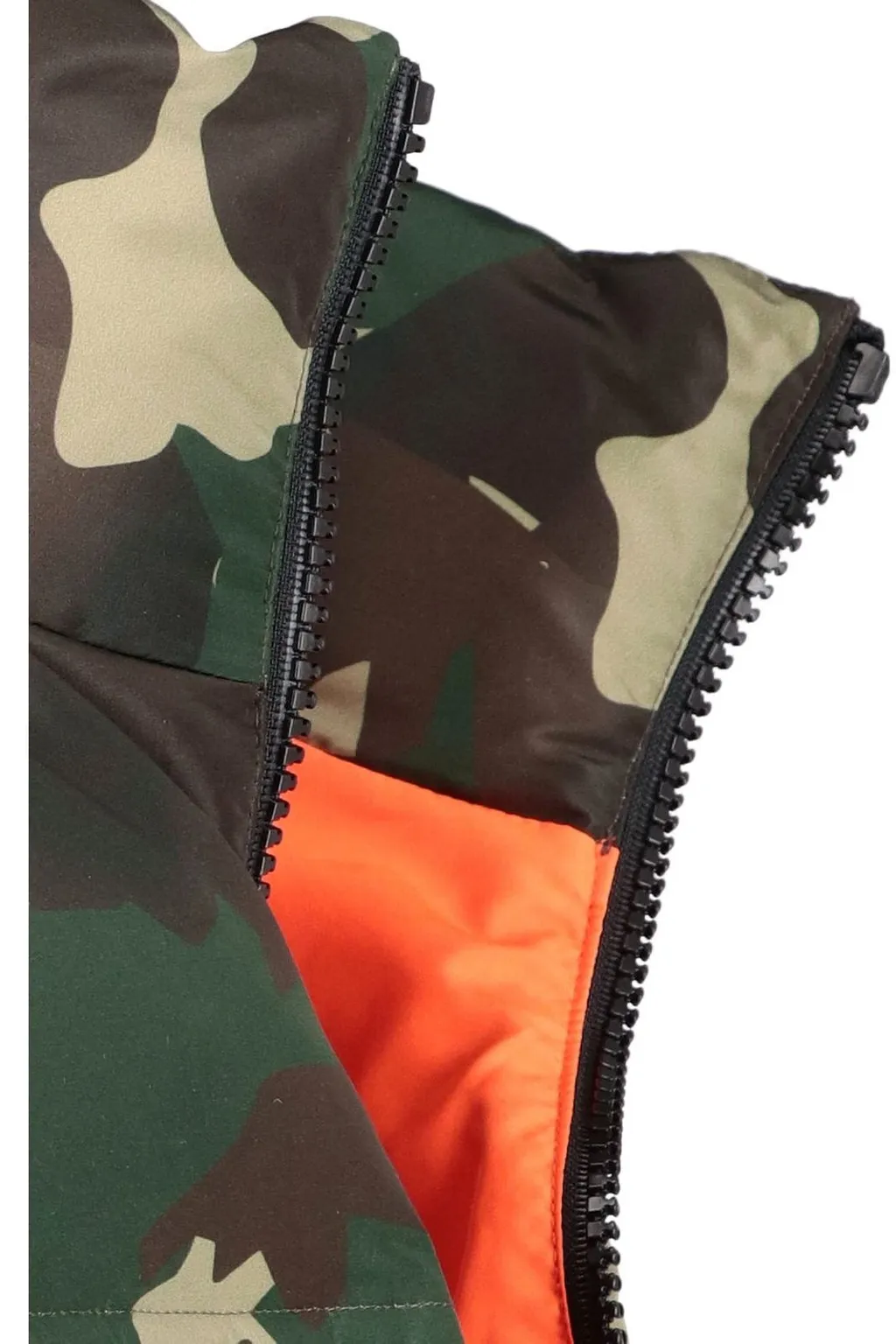 Heron Preston Camouflage Printed High-Neck Padded Jacket