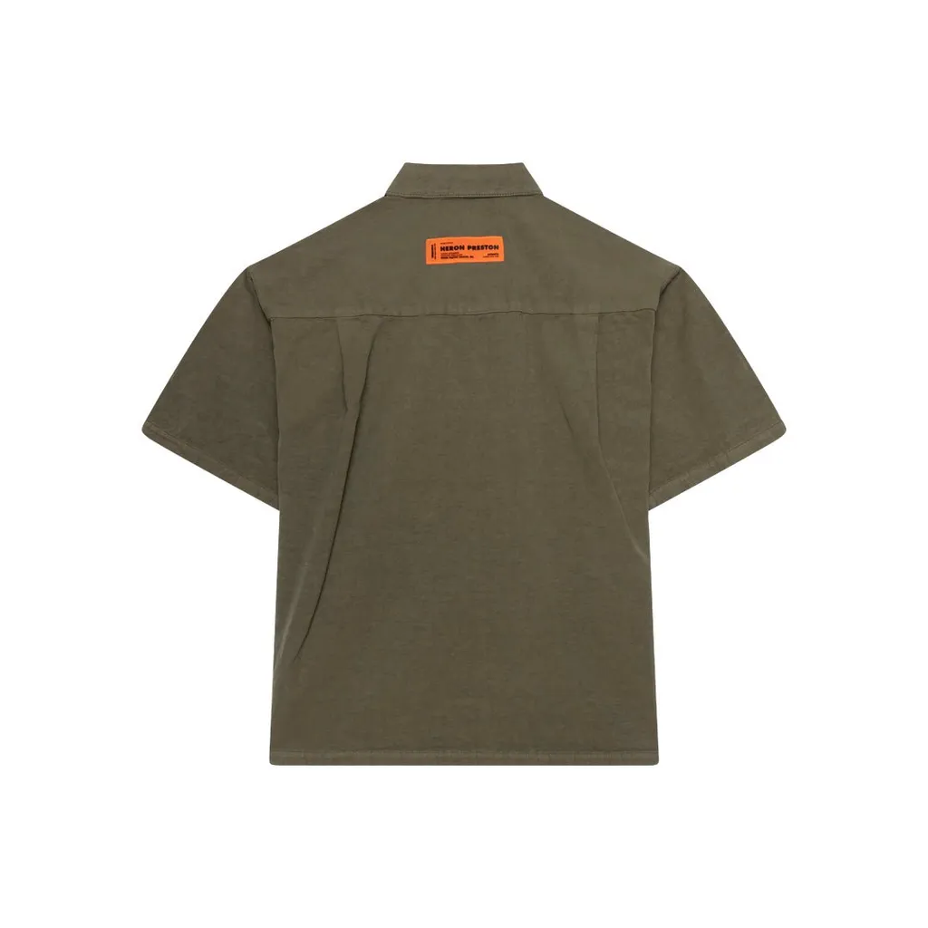 Heron Preston Collared Button-Up Shirt