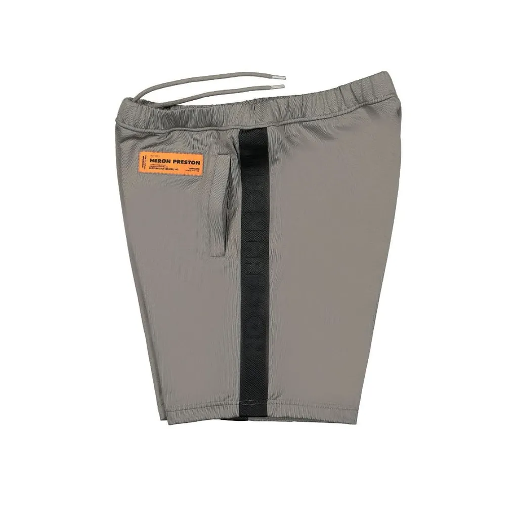 Heron Preston Elasticated Waistband Logo Patch Track Shorts