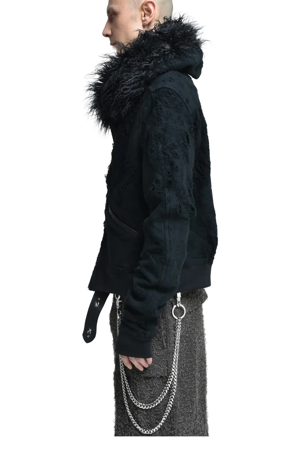 Destroy Zip Up / Blk