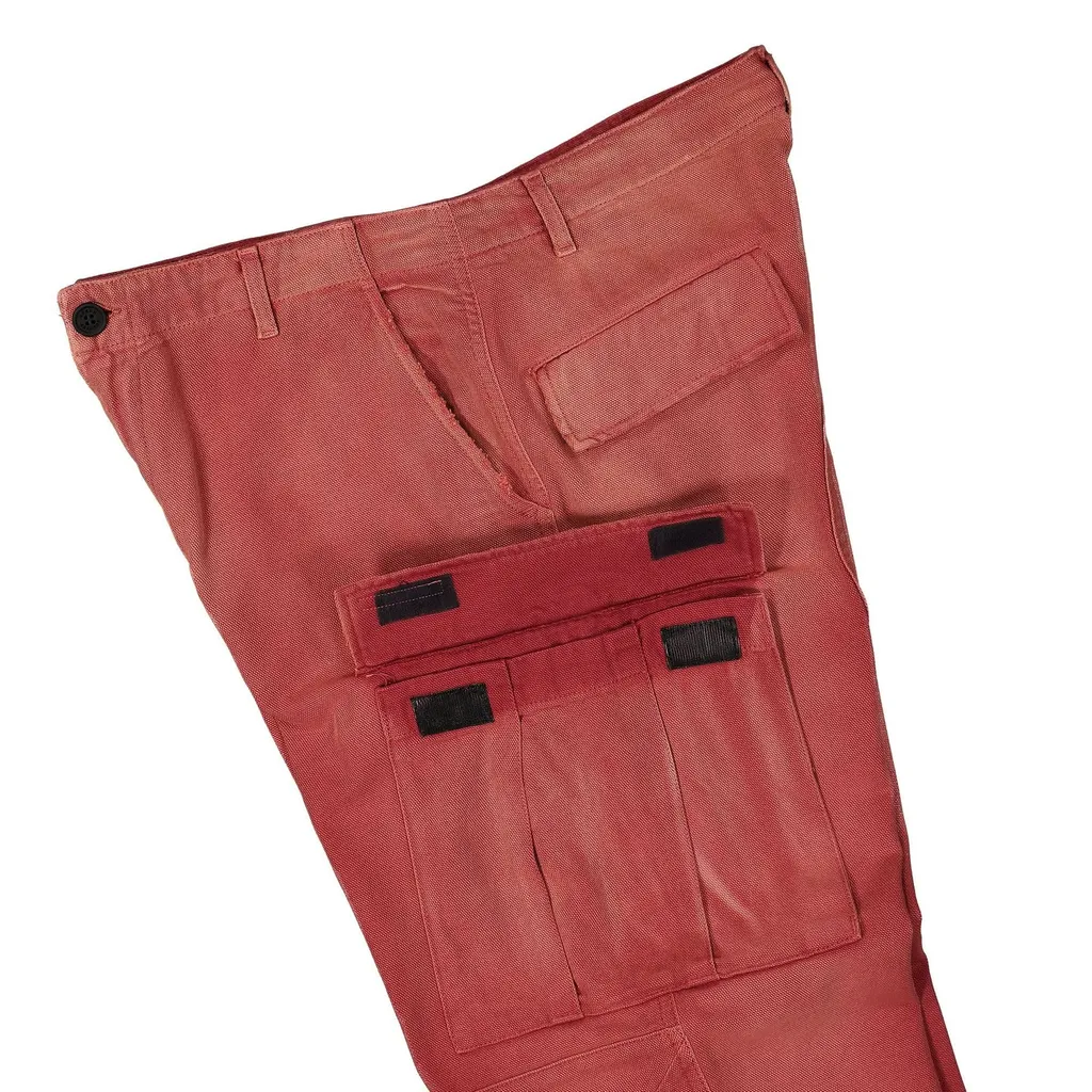 Heron Preston Distressed Wide Leg Cargo Pants