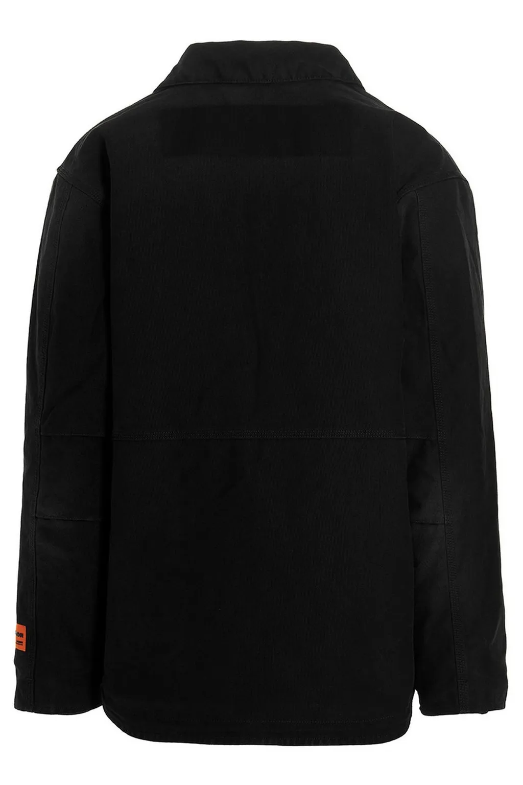 Heron Preston Logo Embroidered Zipped Denim Jacket