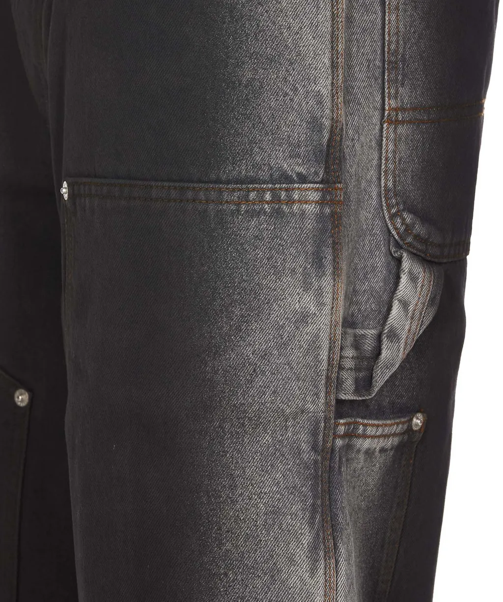 Heron Preston Wide Leg Jeans