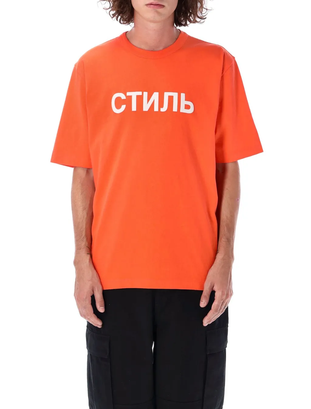 Heron Preston Logo Printed Crewneck T-Shirt