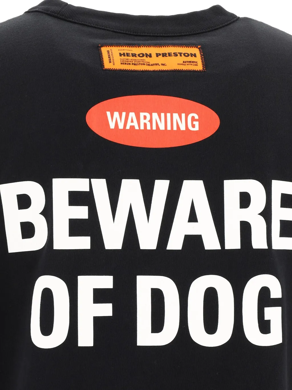 Heron Preston Beware Of Dog Crewneck T-Shirt