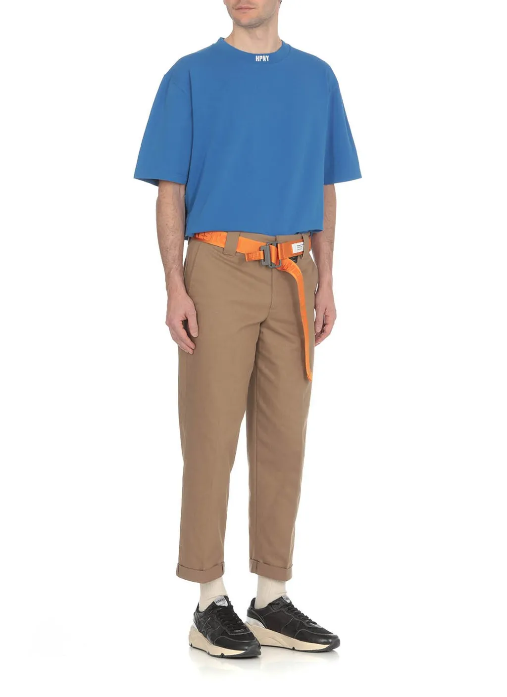 Heron Preston Logo Embroidered Crewneck T-Shirt