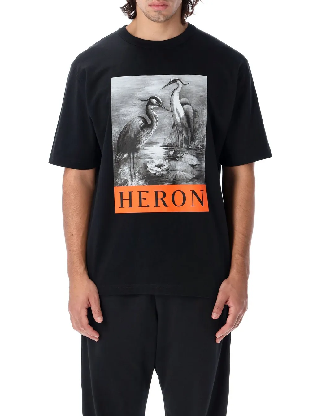 Heron Preston Graphic Printed Crewneck T-Shirt
