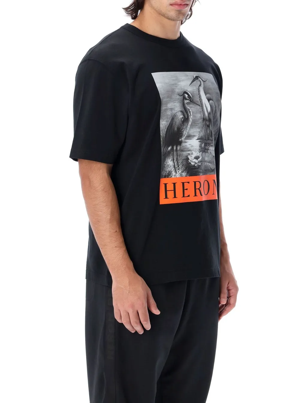 Heron Preston Graphic Printed Crewneck T-Shirt