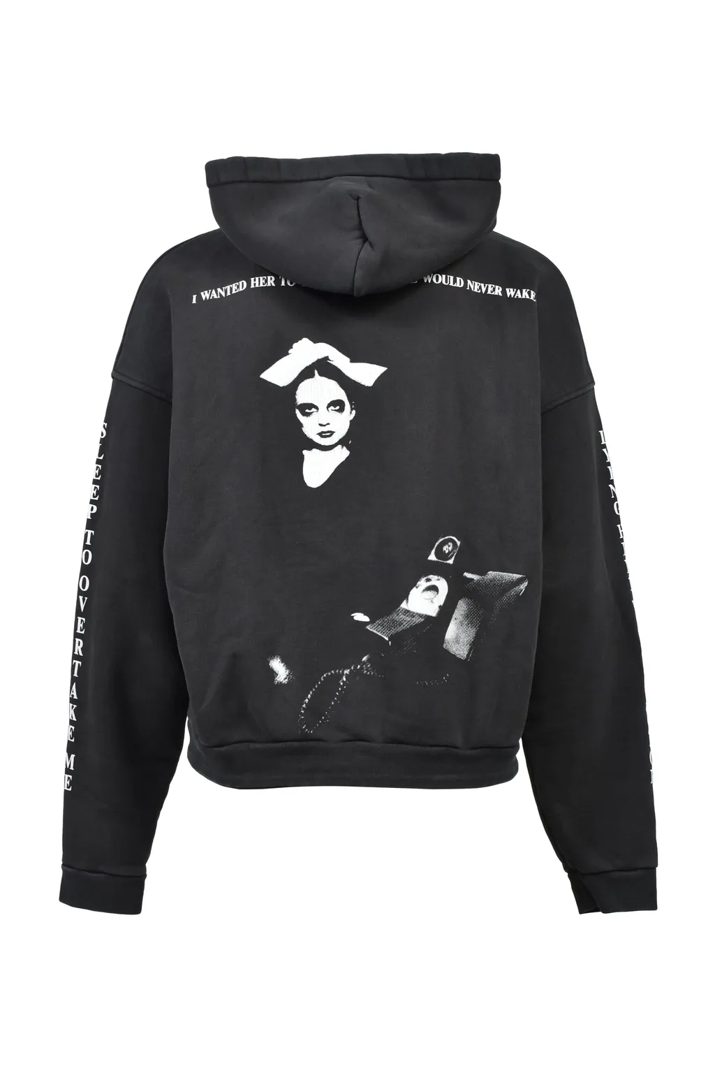 Never Wake Me Zip Hoodie / Blk
