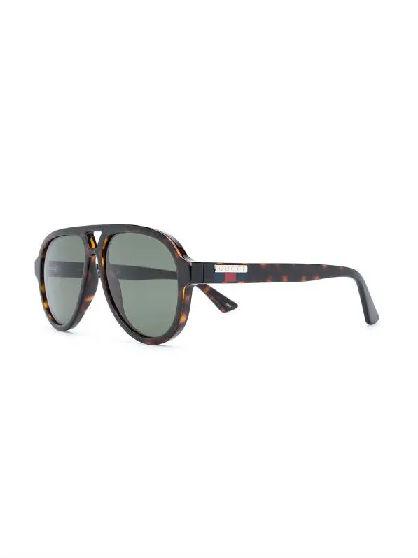 Gucci Eyewear Pilot Frame Sunglasses