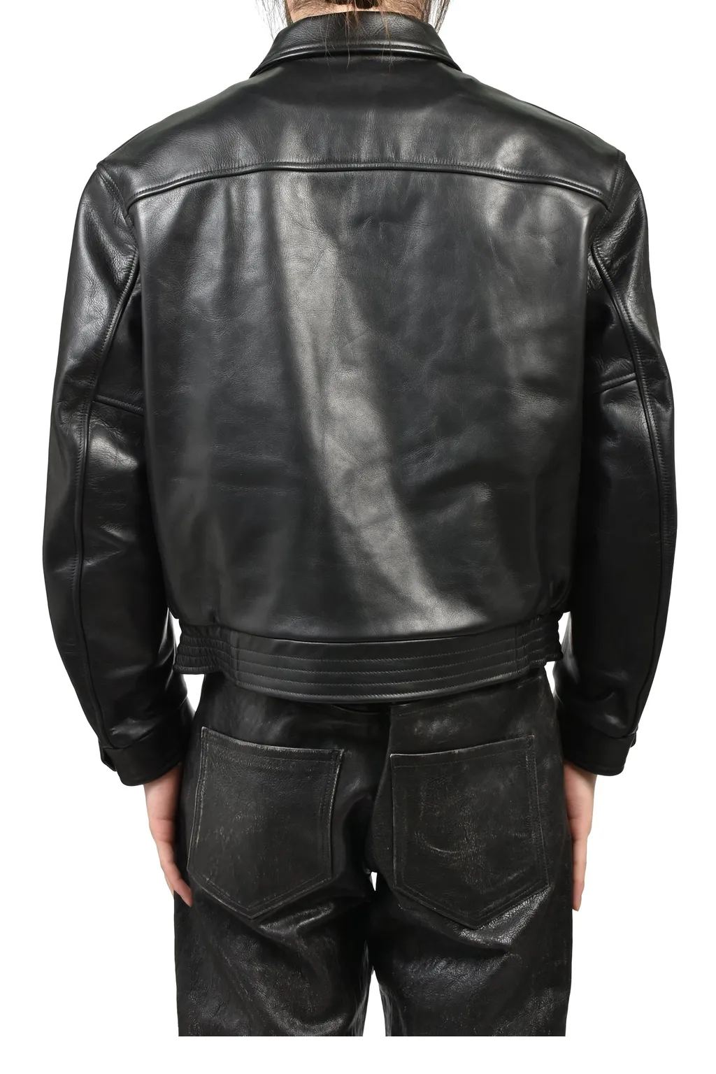 Combattimento Leather Jacket / Blk