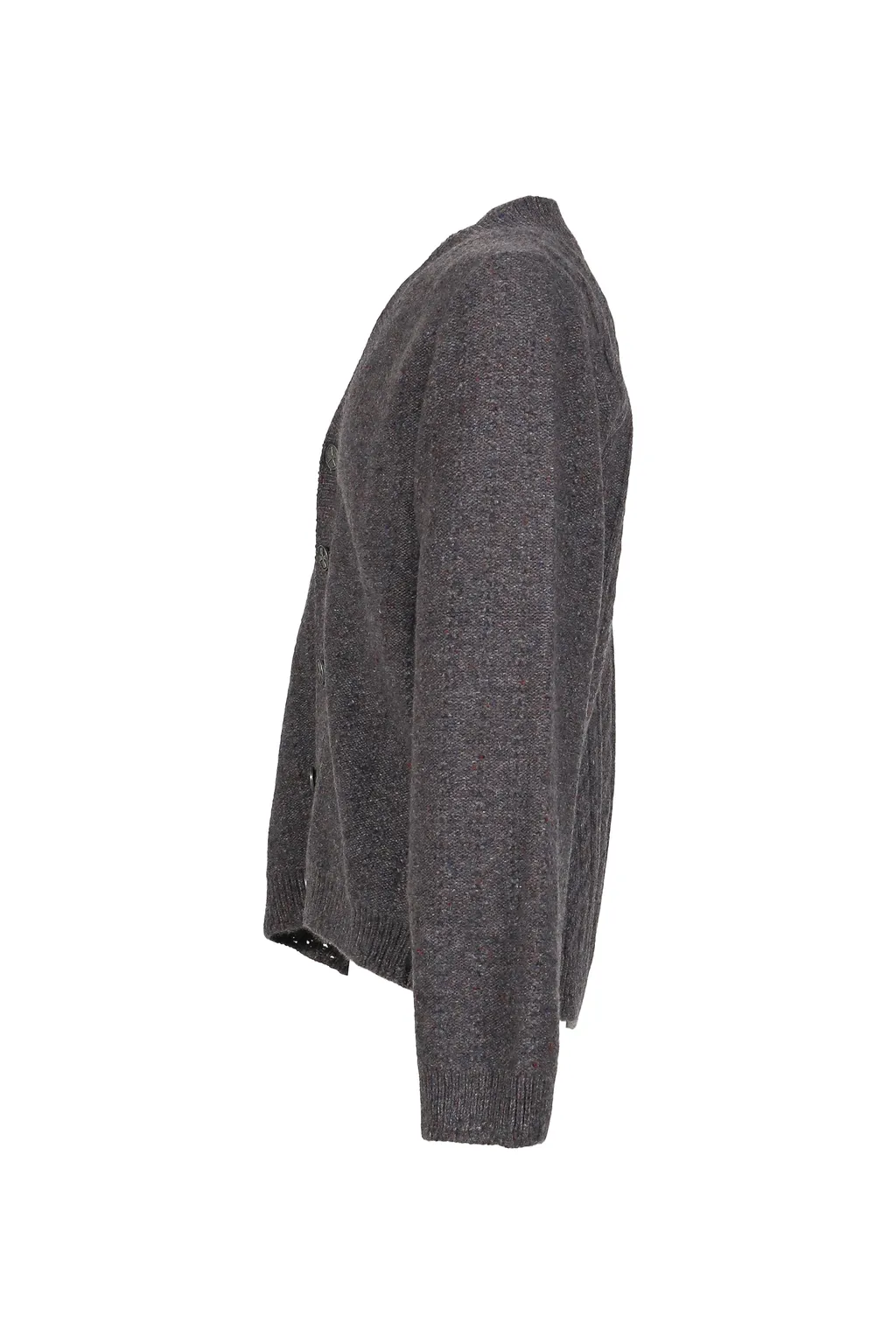 Asymmetrical Cardigan / Tweed Gry