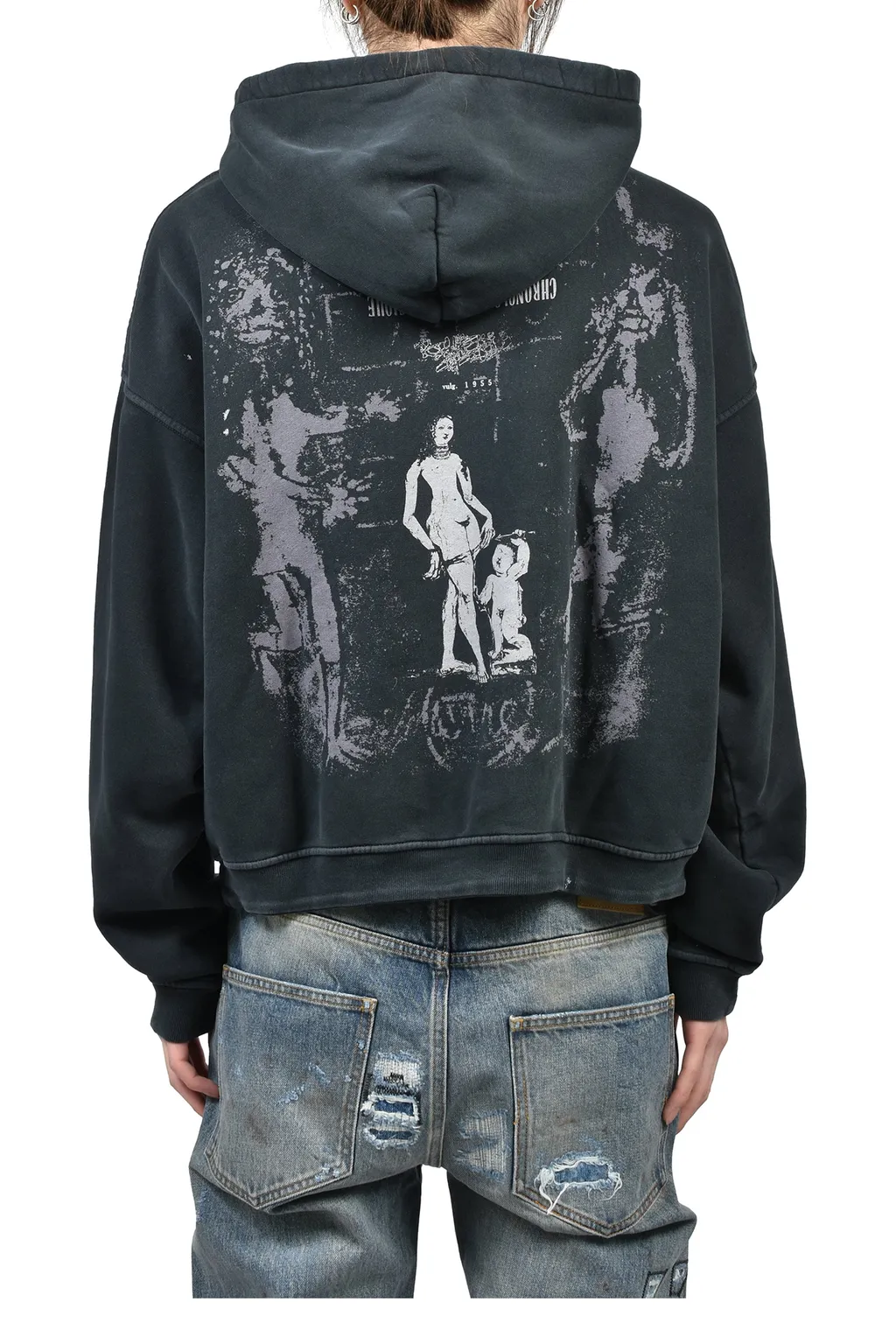 Vestiaire Pour Dames Hoodie / Faded Blk