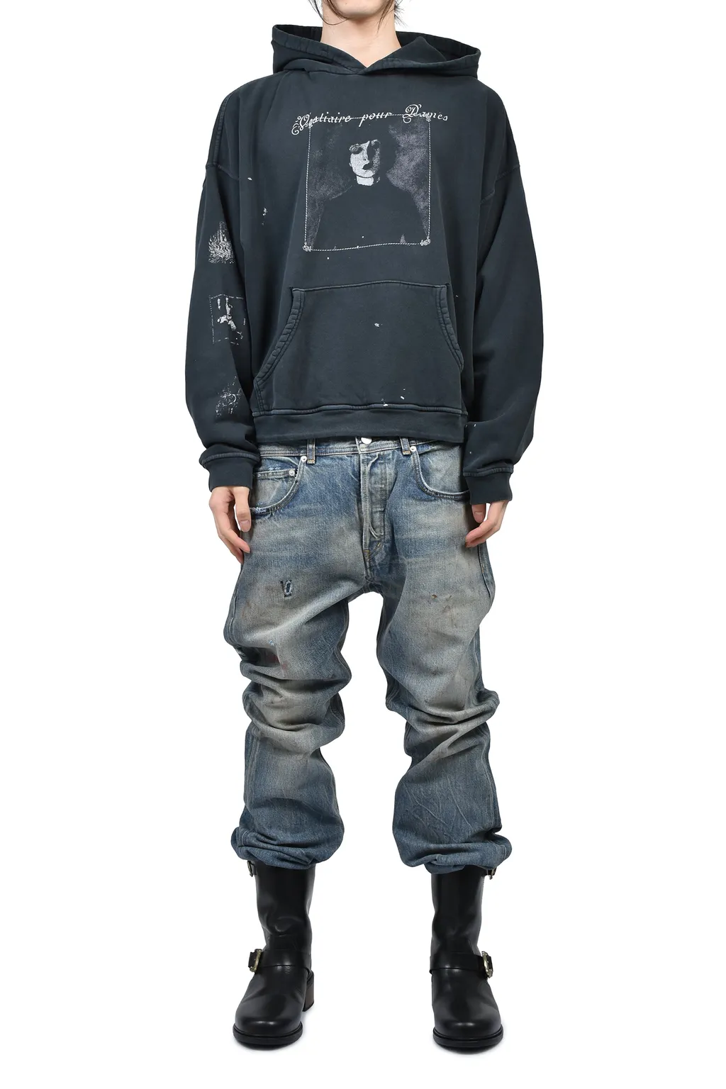 Vestiaire Pour Dames Hoodie / Faded Blk
