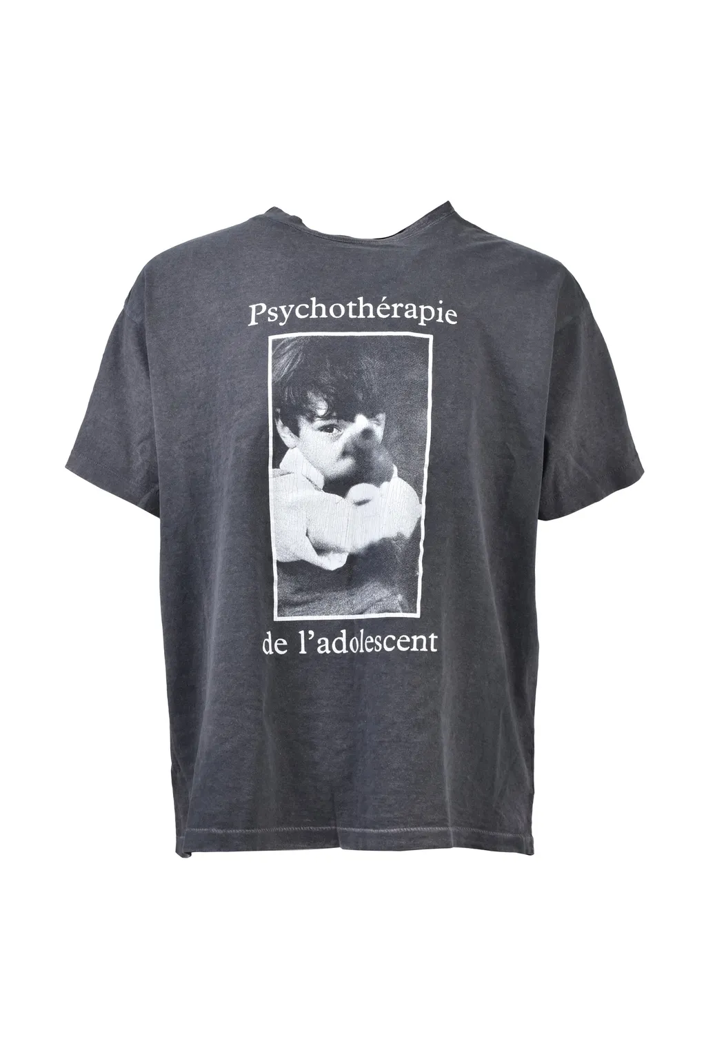 Psychoth_Rapie De L’Adolescent T-Shirt / Sun Faded Blk