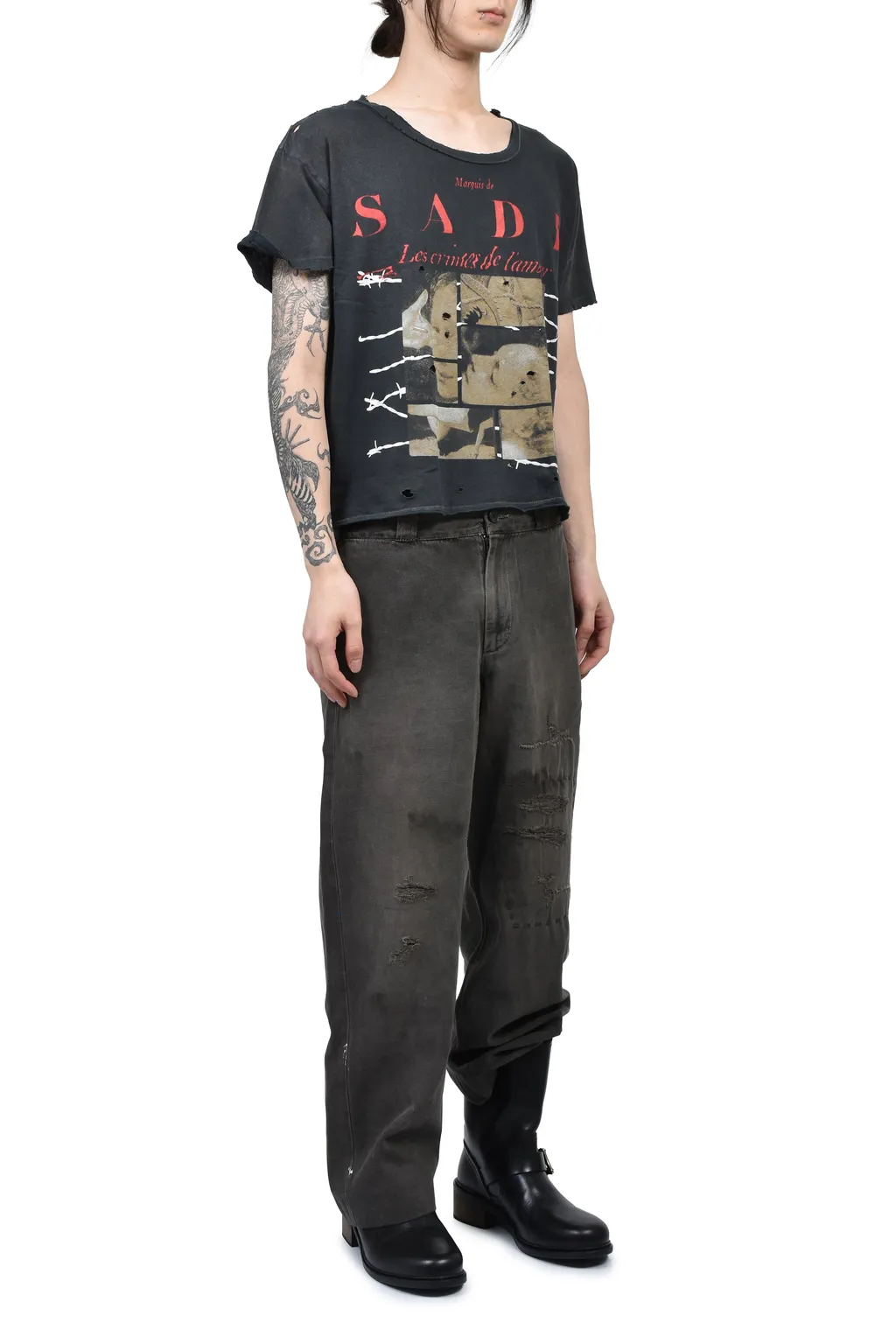 Les Crimes De L’Amour T-Shirt / Trashed Blk