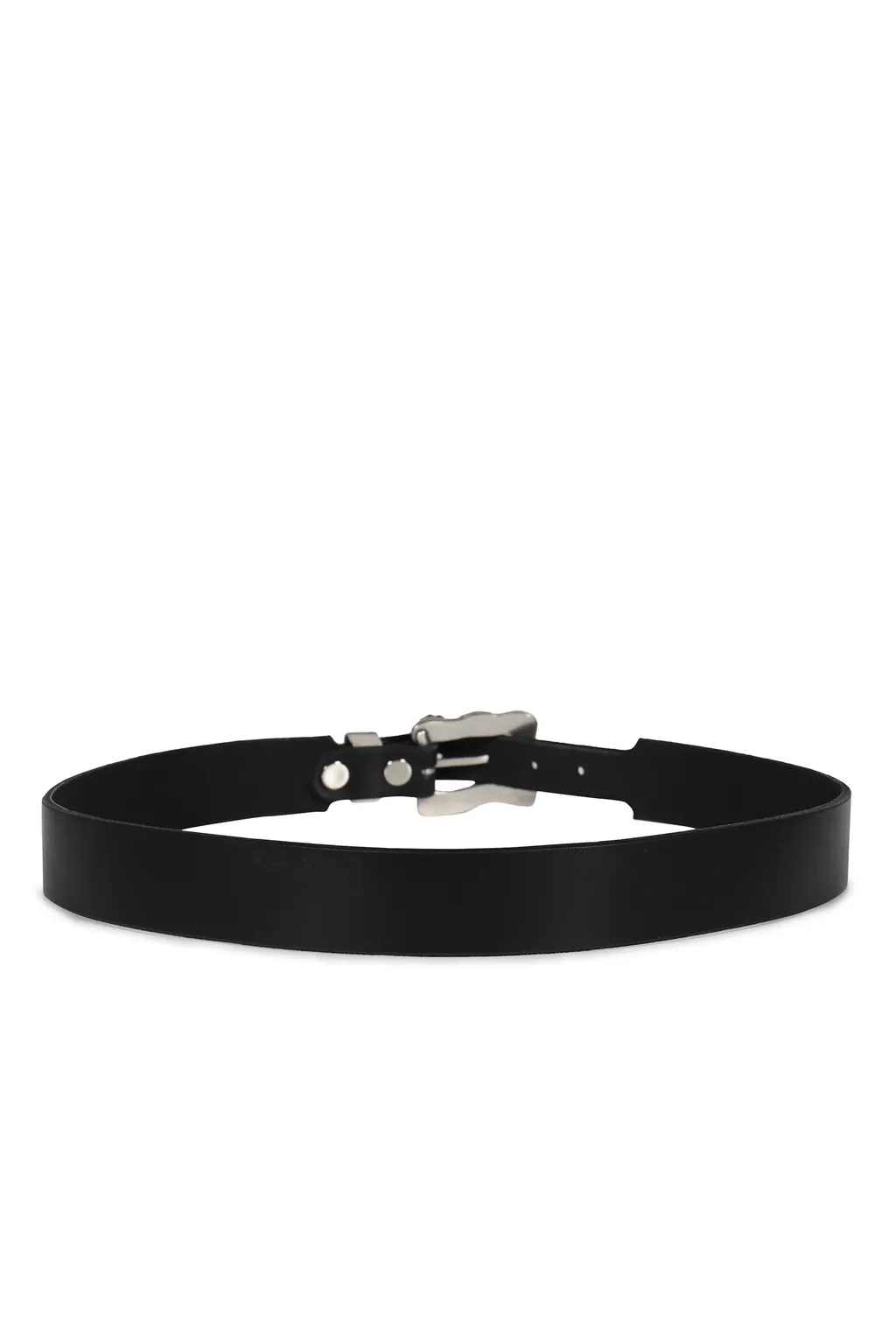 Classic Rose Buckle Belt / Blk