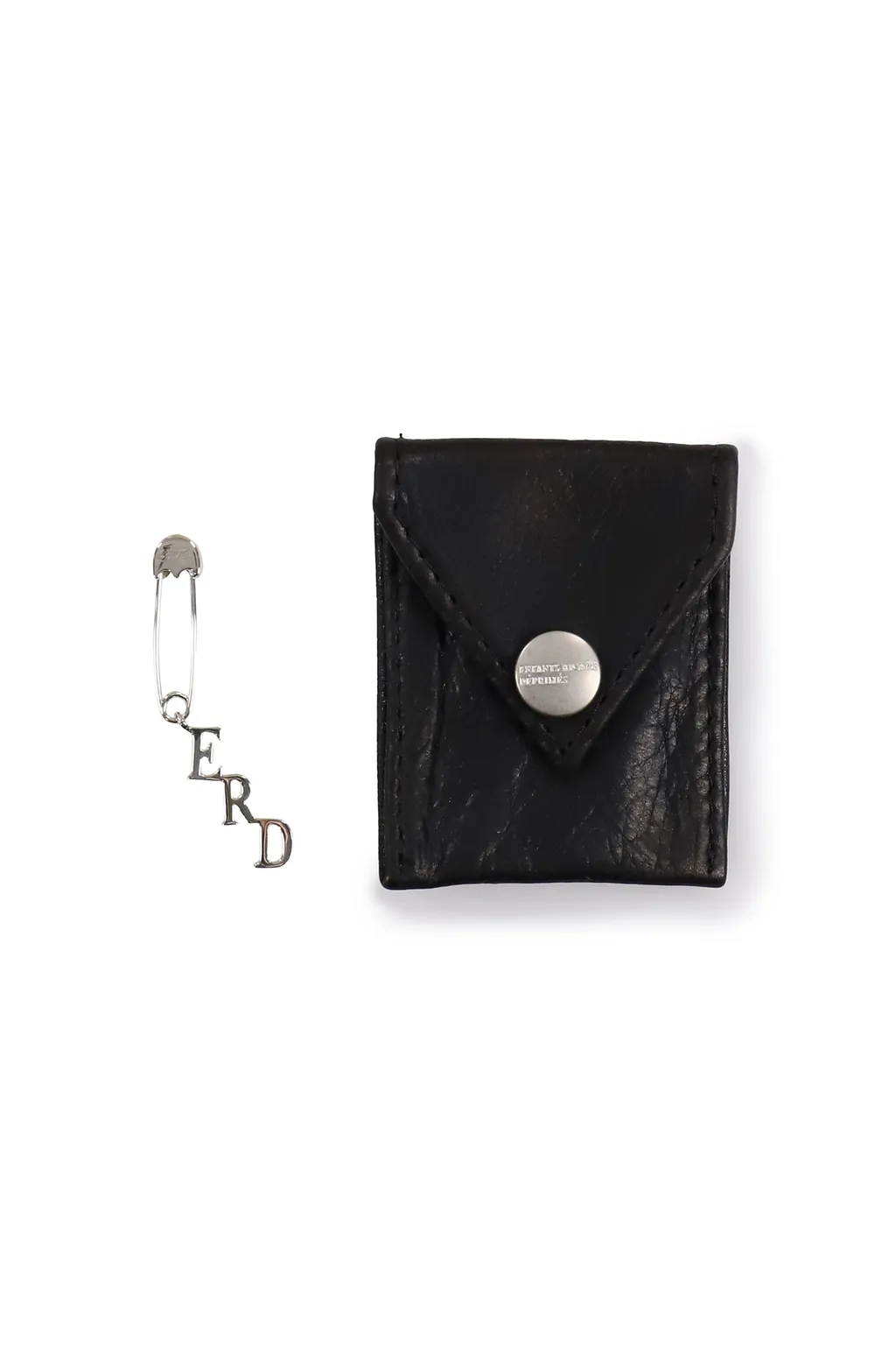 Erd Charm Safety Pin Earring / Sil