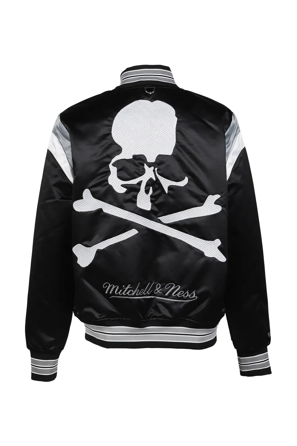 Jk16964-Clbblck/Mastermindxm&N Satin Jacket / Blk