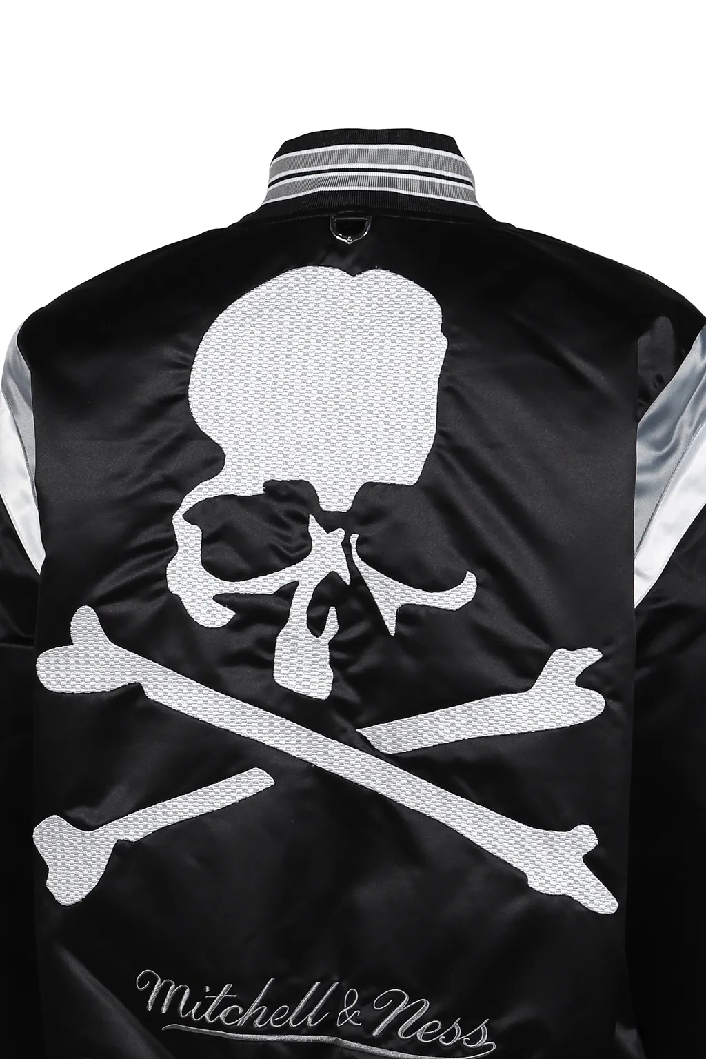 Jk16964-Clbblck/Mastermindxm&N Satin Jacket / Blk