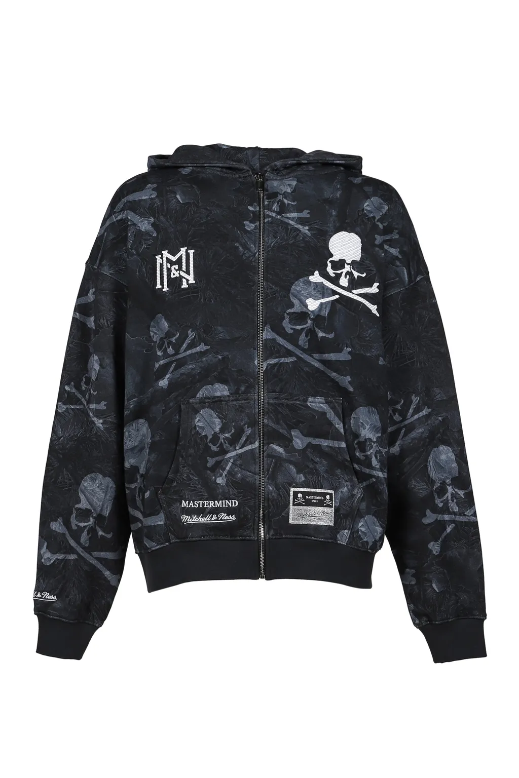 Th16969-Clbblck/Mastermindxm&N Zip Up Hoodie / Blk