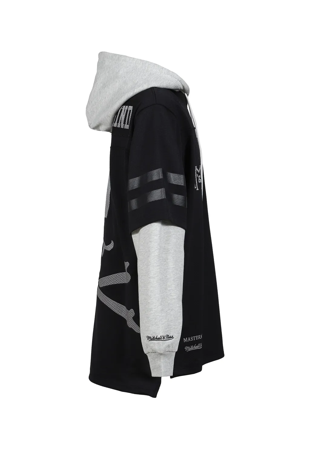 Jy16966-Clbblck/Mastermindxm&N Hooded Jersey / Blk