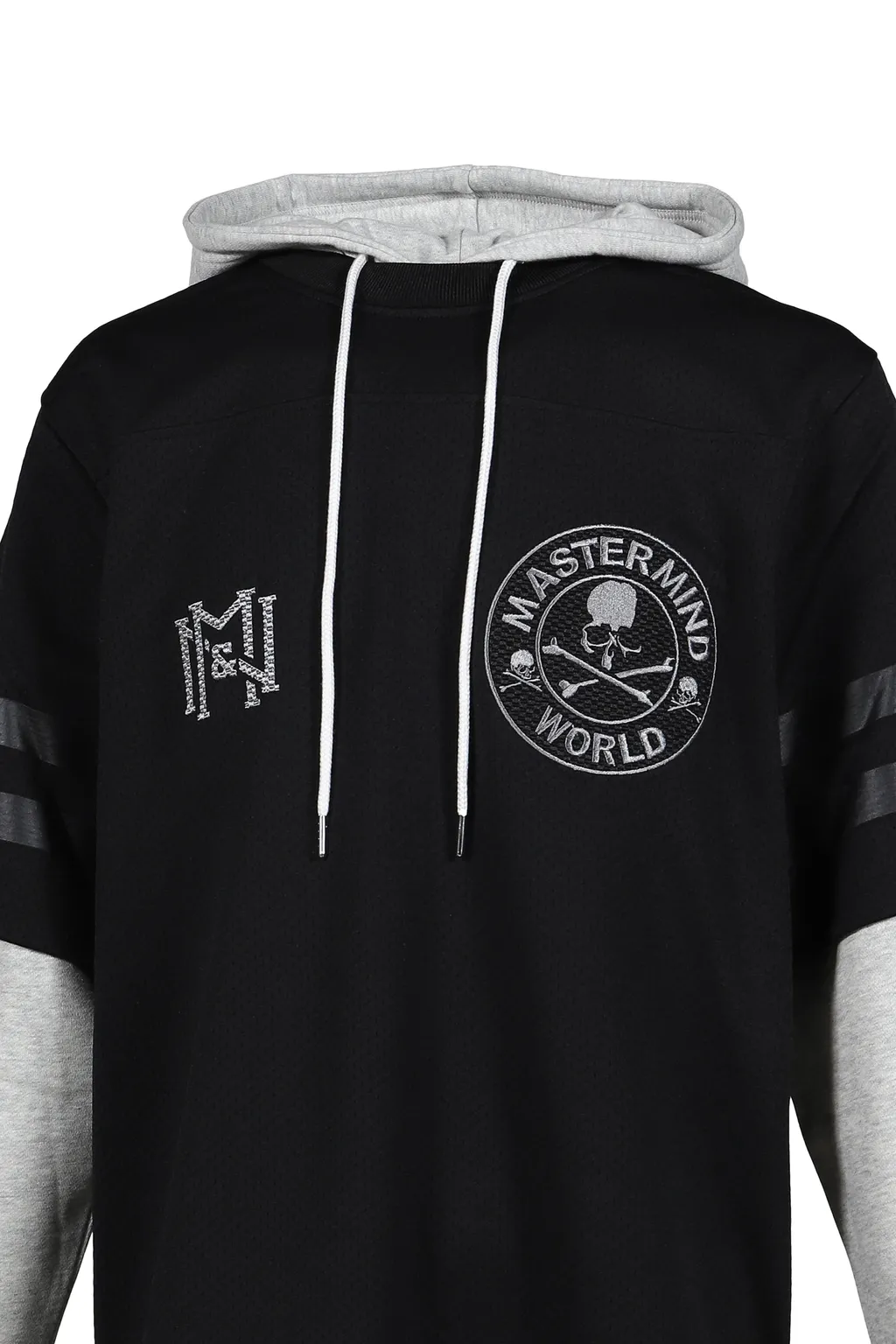 Jy16966-Clbblck/Mastermindxm&N Hooded Jersey / Blk