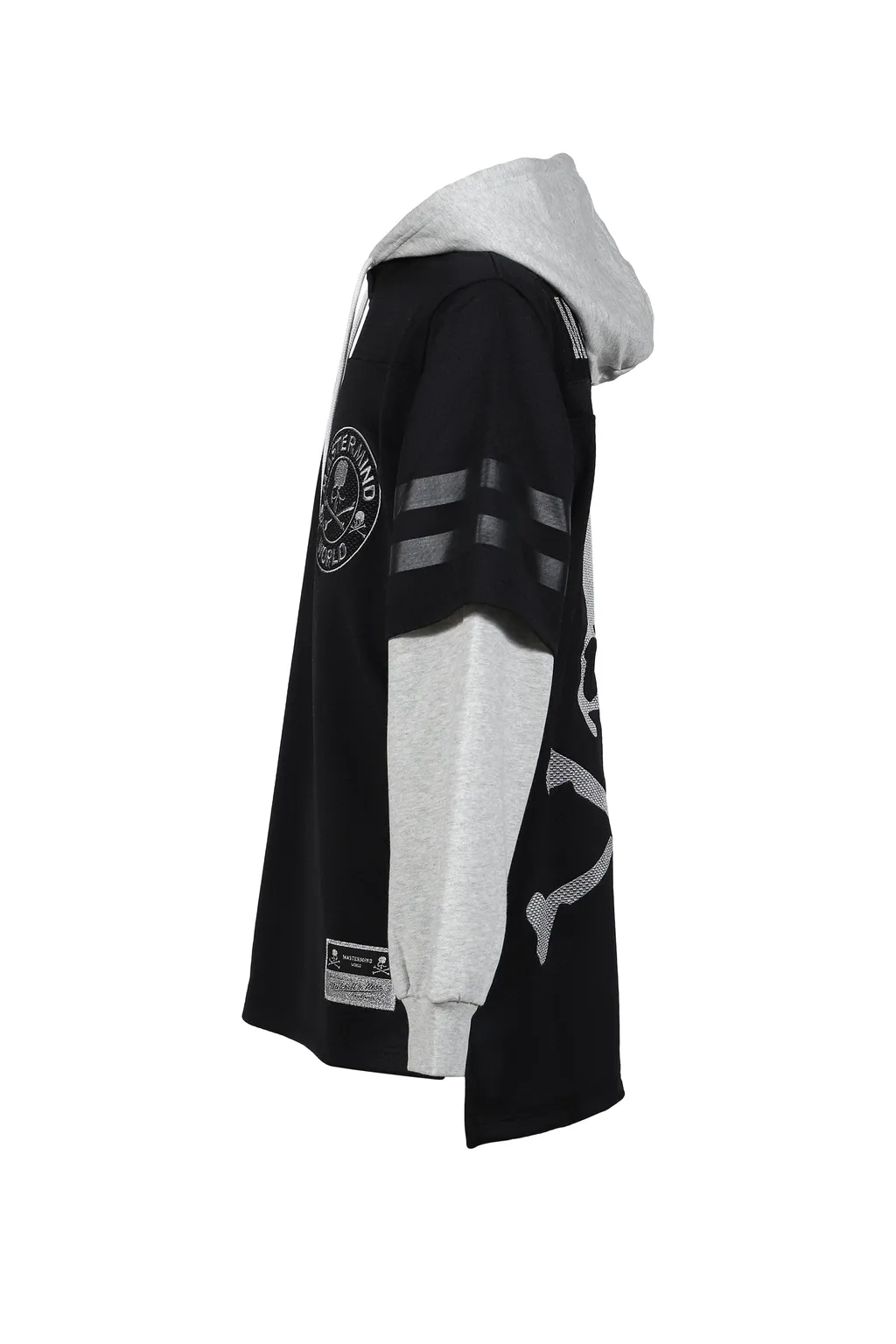 Jy16966-Clbblck/Mastermindxm&N Hooded Jersey / Blk