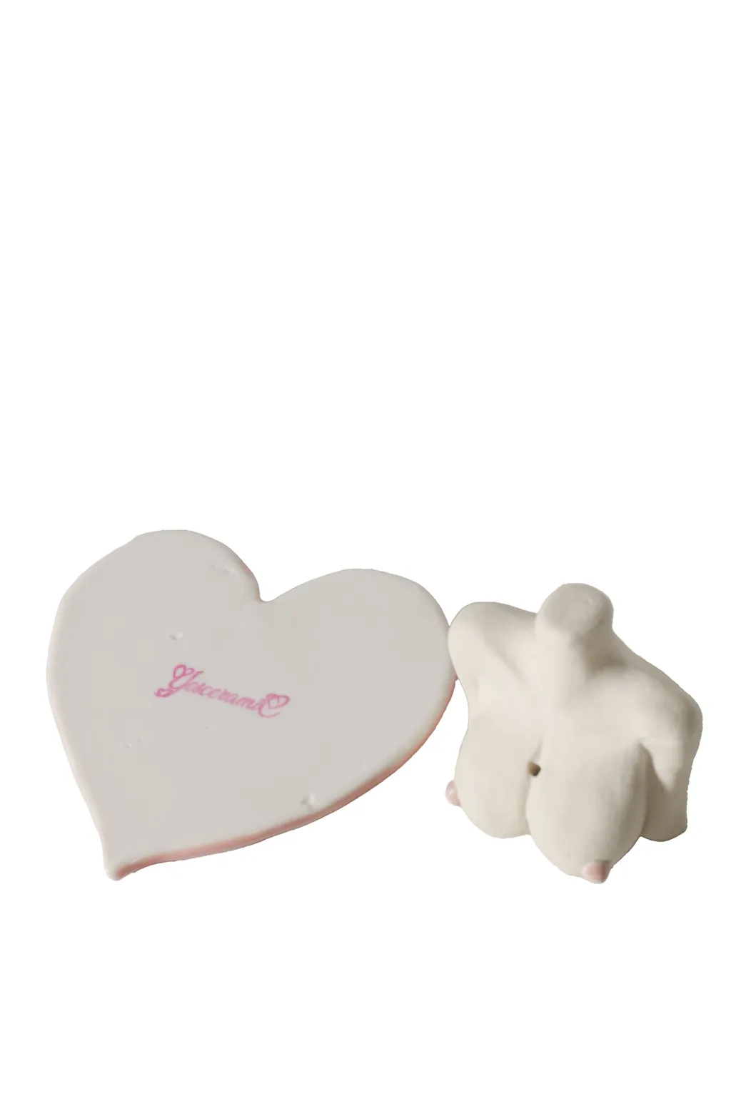 Bust Incense Holder / Wht