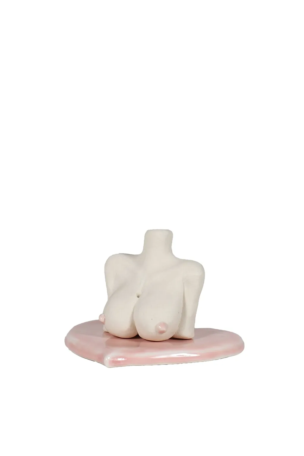 Bust Incense Holder / Wht