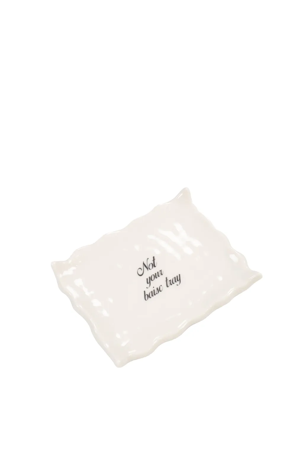 Not Your Basic Tray Square / Wht